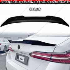 FOR 2023-25 BMW G60 530i i5 G90 M5 PSM STYLE HIGHKICK GLOSS BLACK TRUNK SPOILER