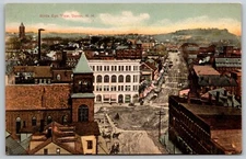 Postcard Birds-Eye-View City of Dover N.H. *7449