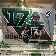 2022 Zenith Football Garrett Wilson RC  Behind the Numbers New York Jets #BN-GW.
