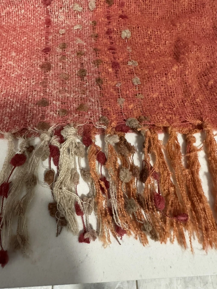 Simply Noelle Pink Scarf 2’x70” - Image 4 of 4