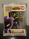 Funko Pop KUROGIRI 789 Chuck Huber signed COA w/ Protector My Hero Academia