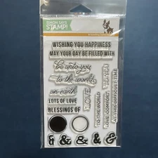 NEW! Simon Says Stamp! BIG ADD-ONS Photopolymer- Love, Blessings, Comfort