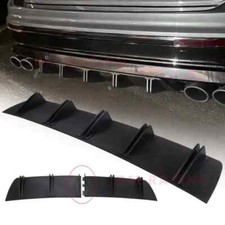 32.1 X 6.5 Universal Rear Bumper Lip Diffuser Car Rear Bumper Chassis Black