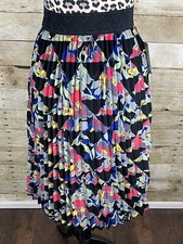 Womens Lularoe Jill Pleated Skirt Size Large New NWT Size L