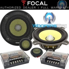 FOCAL ES-100K 4" 60W RMS K2 POWER CAR COMPONENT SPEAKERS TWEETERS CROSSOVERS NEW