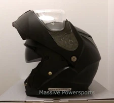 HJC C91 Modular Motorcycle Helmet Matte Black XS S M L XL 2X 3X 4X 5X Sunscreen