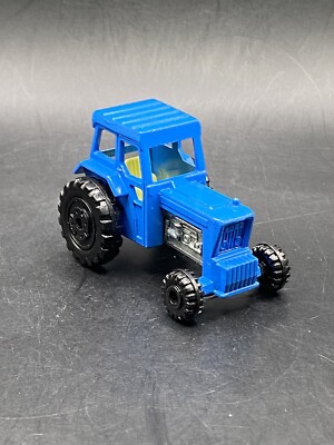 Matchbox Superfast Ford Tractor 46 Blue Vintage Collectible Farm