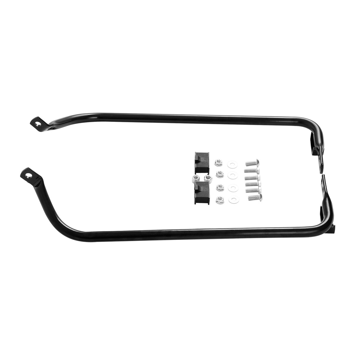 Chrome Saddlebag Support Brackets Kit – For Harley Road King & Electra Glide 1997-2008