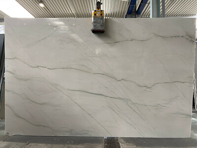 Calacatta Abdeckung Tischplatte Natursteinplatte Steinplatte Marmor weiss 