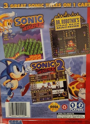 Sonic Classics【中古美品・genesis北米版】 TESTED Sonic Classics 3 in 1 Sega Genesis Authentic