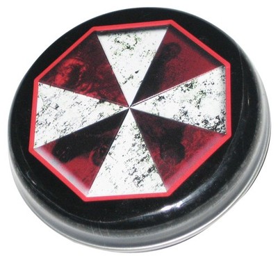 Resident Evil Outbreak Bostom Amierca Umbrella Logo Mints Candy Tin