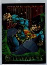 1995 Skybox DC Comics SUPERMAN Power Chrome Legends ‘95 Prototype MINT