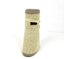 Sun n Sand Womens One Size Beige Travel Roll Up Wide Brim Sun Visor Hat