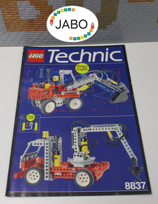 (OK 12/20) Lego Building Instructions BA Technic 8837 Pneumatic Excavator Excavator