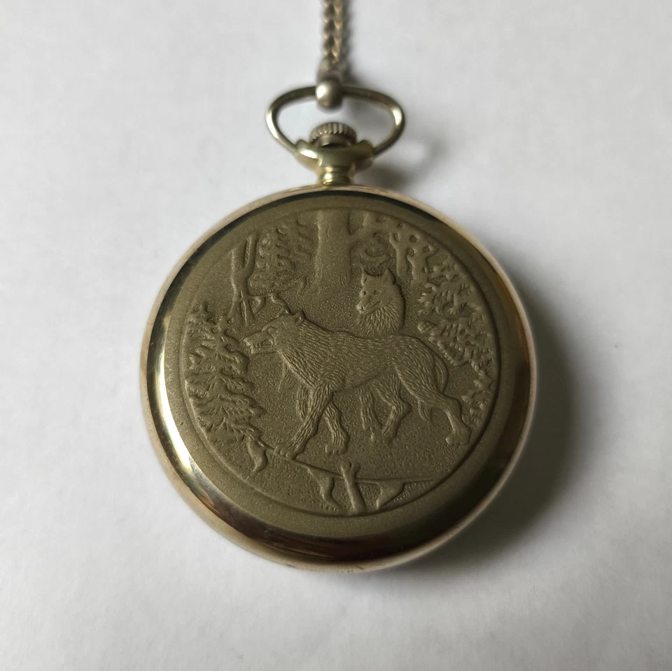 ☭ Pocket Watch Molnija 3602 SU WOLVES 18 Jewels Vintage USSR Soviet SERVICED - Image 3 of 4