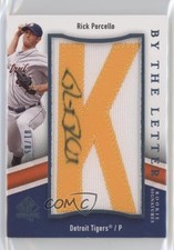 2009 SP Authentic By the Letter Rookie Signatures 1/85 Rick Porcello Auto 8tn