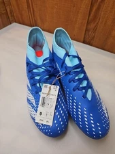 Adidas Men's 9 Predator Accuracy.4 Cleats Blue Football Soccer GZ0017
