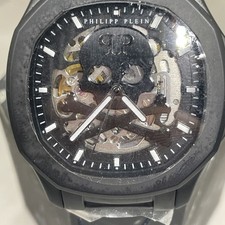 Phillip Plein PWRAA0P423 Skull Watch. 45mm Case. 20mm Band Width.