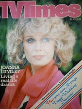 TV Times Magazine August 8 - 14 1980 Joanna Lumley Royal Wedding Vintage Rare
