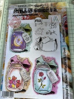 AALL & CREATE Clear Stamp Set Love Preserved
