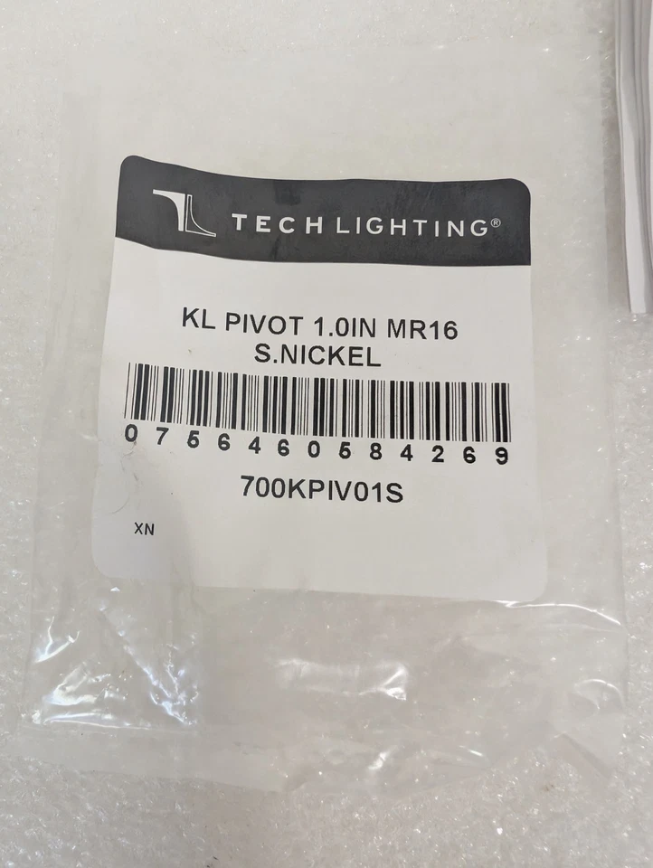 Tech Lighting KL Pivot 1.0 in MR16 Satin Nickel Pivot Attachment Only 700KPIV01S - Image 2 of 4
