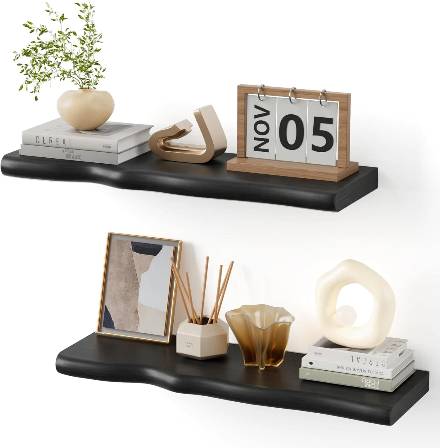Floating Shelves for Wall Rustic Farmhouse 24 Inch Floating Shelf Bathroom Woode