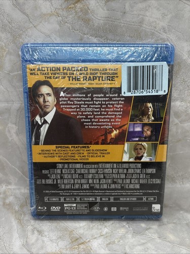 Left Behind (Blu-ray, 2014, PG-13) Nicolas Cage -NEW-(NR03-37)T - Picture 2 of 2