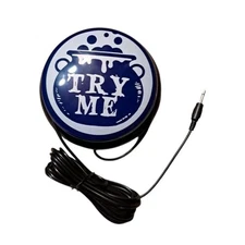 BIG Try Me Button Bubbling Cauldron Animatronics Halloween Prop Lowes Home Depot