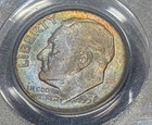 1958-D Roosevelt Dime PCGS MS/66  Awesome Toned- Nice Eye Appealing Coin
