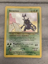 1995-2000 NINTENDO HERACROSS 6/111 HOLO RARE NEO GENESIS POKEMON CARD