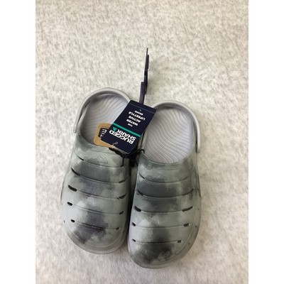Rugged Shark Kids Grey Marble EVA Clogs Water Shoes Size 3 NWT