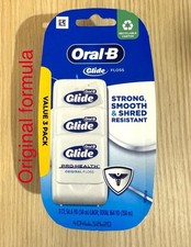 NEW 3 Pack Oral-B Glide Pro Health ORIGINAL OLD VERSION Dental Floss Unflavored