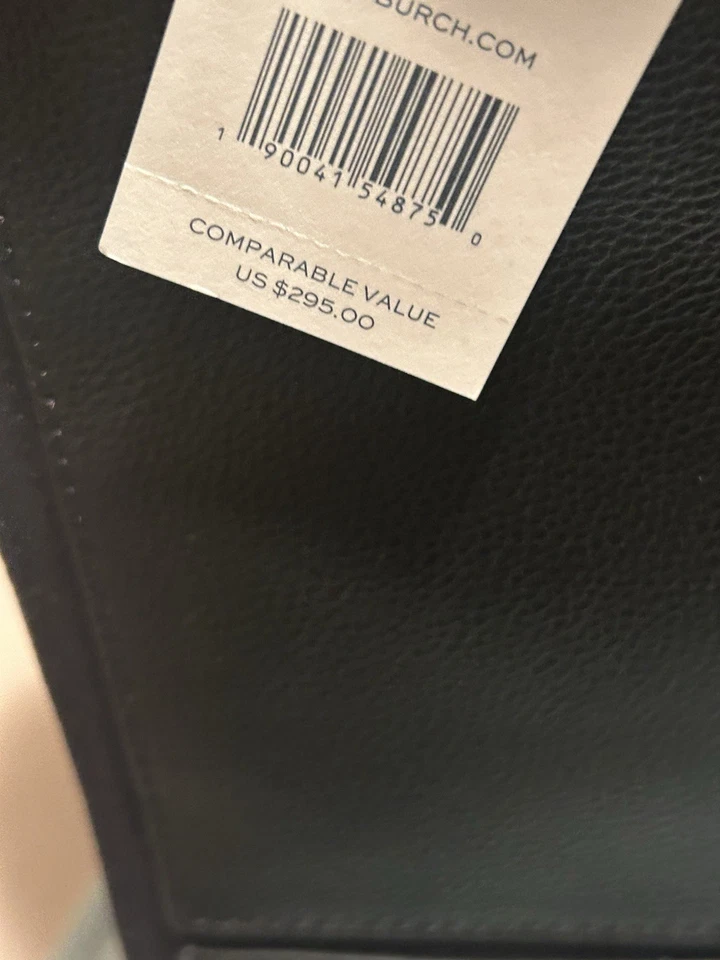 Tory Burch Robinson 双拉链棕褐色皮革托特包手提包斜挎包旅行钱包 — 第 2/4 张图片