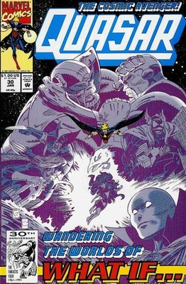 Quasar #30 FN; Marvel | What If Mark Gruenwald - w/Bag+Board