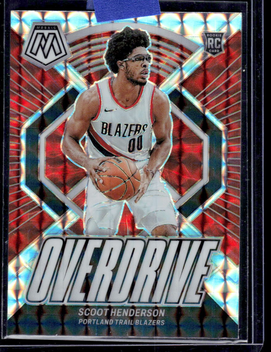 2023-24 Panini Mosaic #22 Scoot Henderson Overdrive