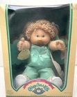 VINTAGE CABBAGE PATCH KIDS DOLL 3900 WHEAT-DIMPLES-TOOTH- GREEN EYES PAPERS BOX