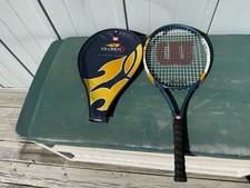 Wilson US Open Tennis Racket 4 1/4 With Cover