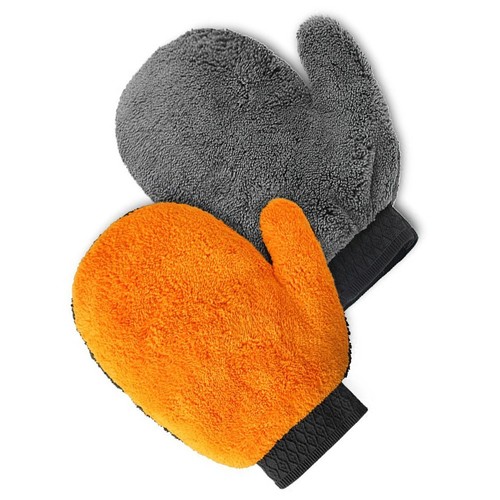 Car Care Glove Plush Microfibre Wash Mitt Microfiber/Car Cleaning Detailing,New - Picture 2 of 7