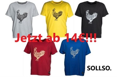 AKTIONSPREIS!!! T-Shirt ''Hahn'' by SOLLSO., Gr. bis 10XL!!