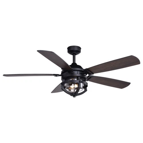 Vaxcel Lighting F0124 54" 5 Blade Indoor / Outdoor Ceiling Fan - Black - Picture 1 of 12