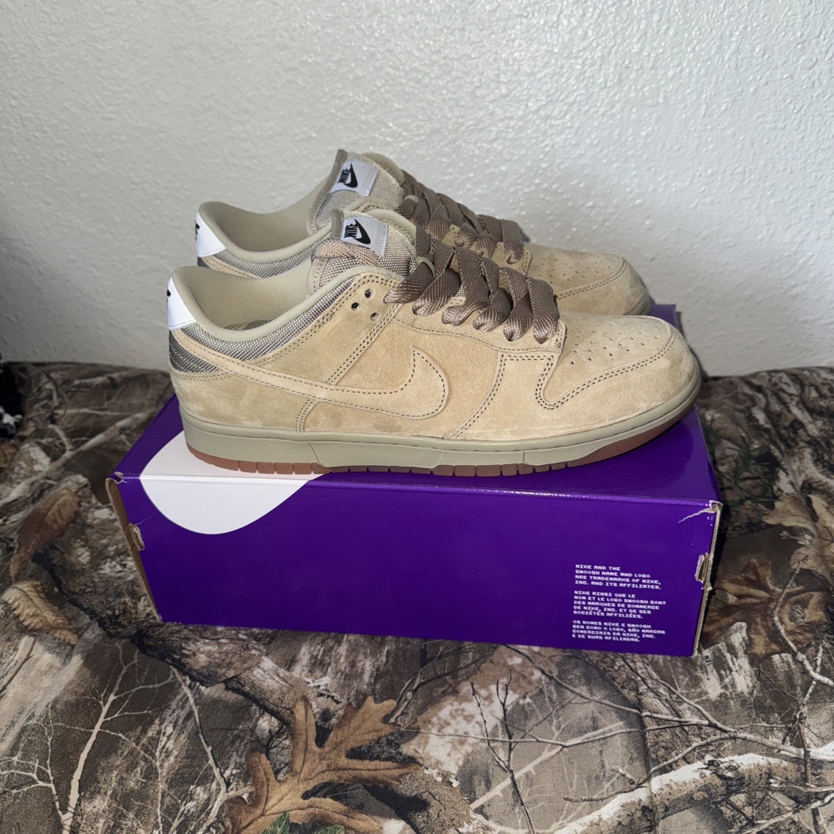 Size 11 Nike Dunk SB Pro B Low Parachute Beige