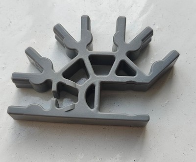 K'nex grau 4-fach 3D-Stecker x 20