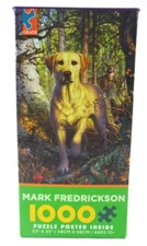 Ceaco Yellow Labrador Retriever Dog Puzzle Mark Frederickson 1000 Pieces SEALED