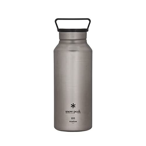 Snow Peak Aurora Bottle TW-800 Silver Titanium 800ml
