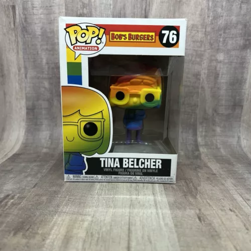 Funko Pop! Vinyl Figure: Bob's Burgers - Pride Tina Belcher #76 Damaged Box