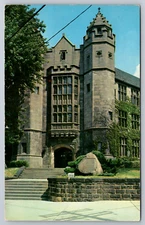 Youngstown Ohio Wick Ave University Modern Admin Building Postcard