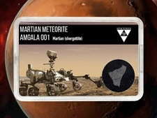 Amgala 001 Mars Stone, Certified Martian Meteorite, RareMeteorite, SpaceGem