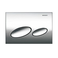 Geberit 115.228.46.1 Kappa 20 Dual Flush 1.6/ .8 GPF Actuator Plate Matte Chrome