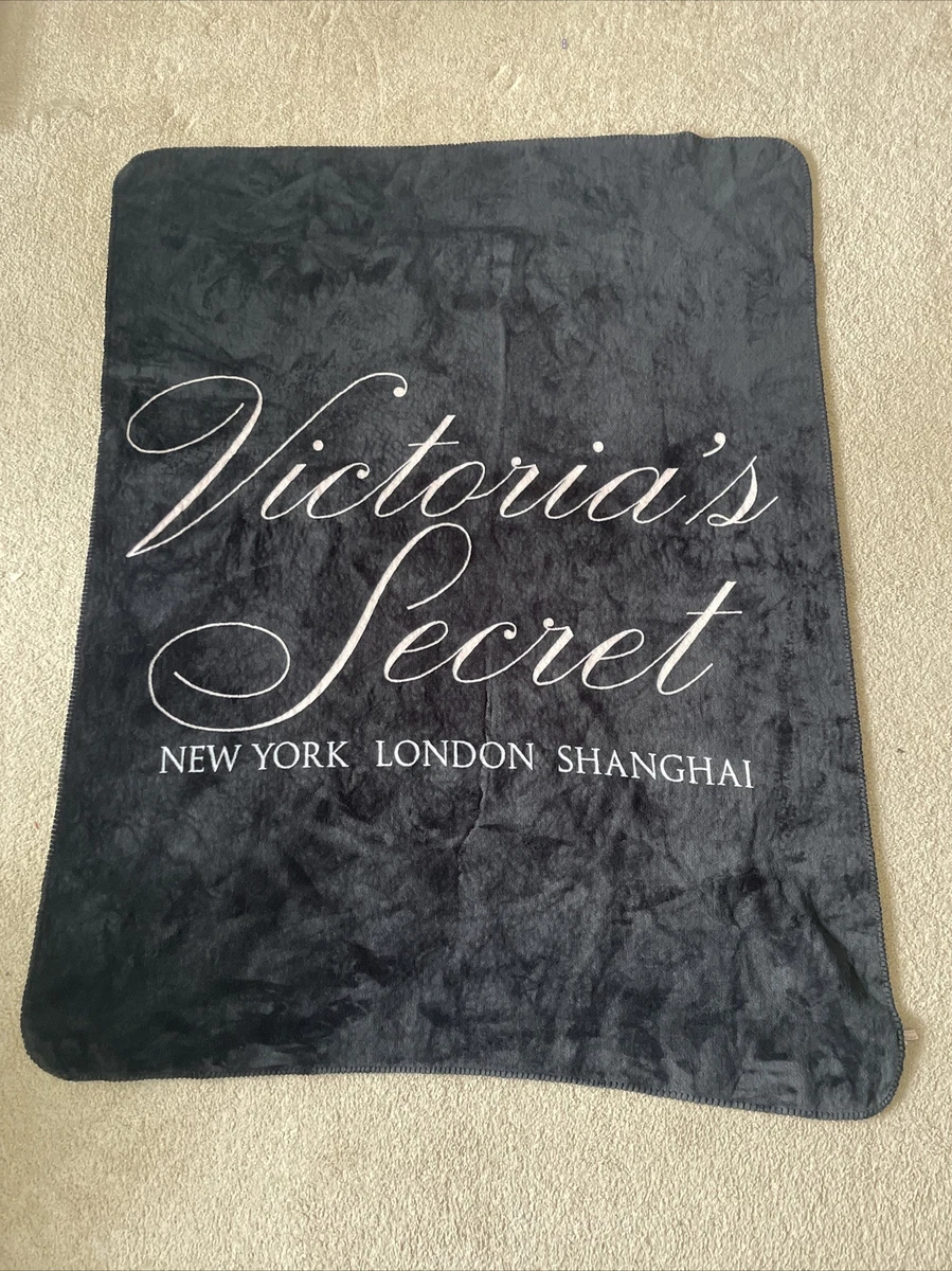 Victoria secret black blanket new arrivals
