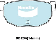 Bendix Rear Brake Pad for Nissan 280ZX HGS130 2.8L L28E Petrol 1978-1984 - Picture 1 of 1